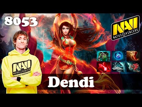 Dendi Mid Lina | 8053 MMR Dota 2
