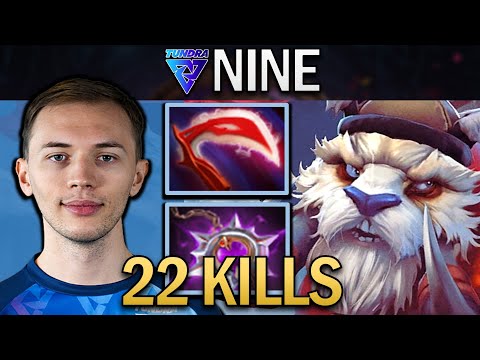 Tusk Dota 2 Gameplay Tundra.Nine with 22 Kills and Desolator