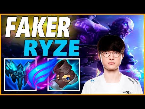 ⚡FAKER RYZE MID GAMEPLAY⚡SEASON 12 LEAGUE OF LEGENDS