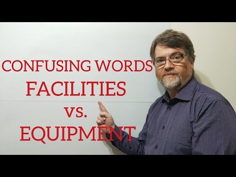 家庭教師ニックPレッスン(234) 設備と設備の違い (Tutor Nick P Lesson (234) The Difference Between Facilities and Equipment)