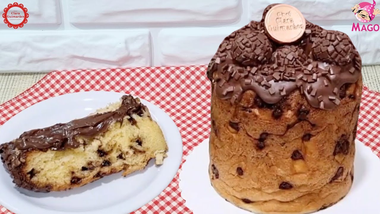 PANETONE TRADICIONAL E CHOCOTONE RECHEADO, MINI CURSO C/ MASSA, MONTAGEM E DECORAÇÃO