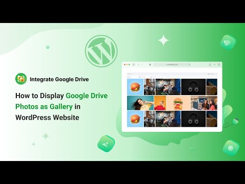 Como exibir fotos do Google Drive como galeria em um site WordPress
