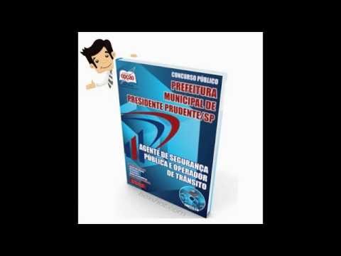 Apostila Concurso Presidente Prudente 2016 - Agente de Segurança Pública