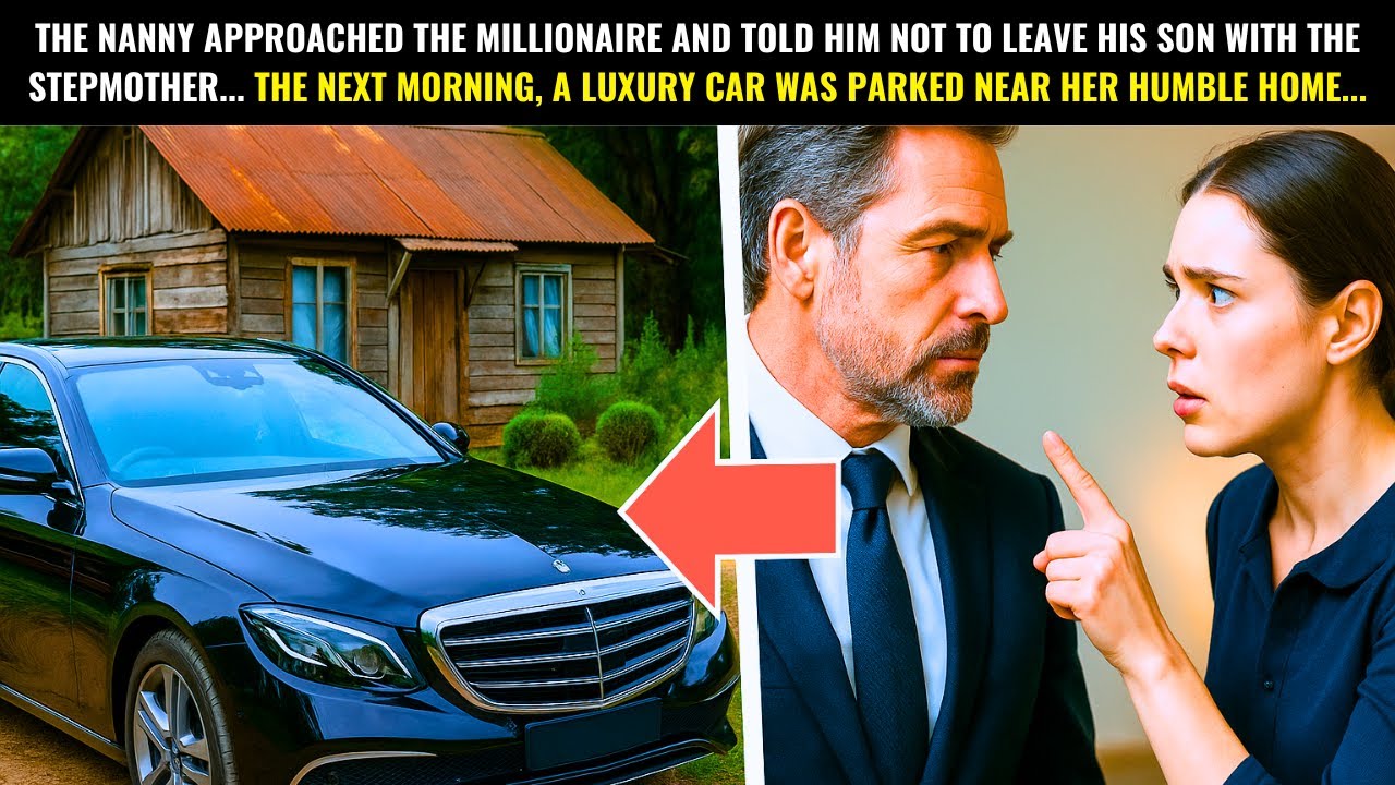 THE NANNY WARNED A MILLIONAIRE, AND THE NEXT MORNING, A LUXURY CAR SHOWED UP AT HER HOUSE...