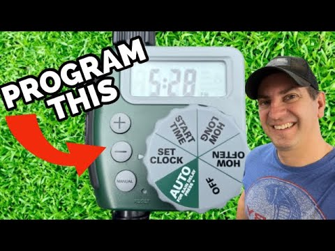 How To Program Orbit Single Outlet Hose Watering Timer