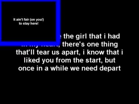 Fallen out of love with you, With lyrics