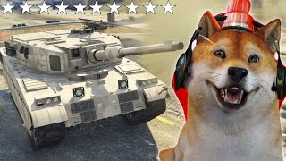 GOING ON A RAMPAGE IN THE CITY WITH A TANK CHASED BY THE ENTIRE ARMY!! - GTA 5 Mod Indonesia