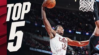 Jarrett Allen - Darius Garland - Donovan Mitchell - De'Andre Hunter