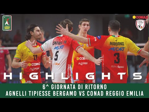 Highlights Bergamo VS Reggio Emilia - 6^ giornata ritorno