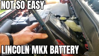 2016 2020 Lincoln MKX Battery Replace How to 2017 2018 2019