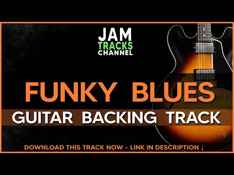 Funky Blues Fusion Guitar Backing Track Jam in A