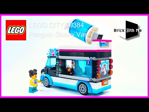 LEGO CITY 60384 Penguin Slushy Van speedbuild & photoreview BrickwithMe