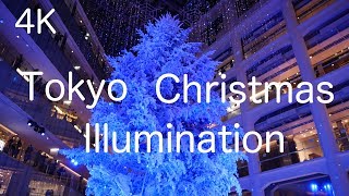 TOKYO Christmas illuminations 東京クリスマスイルミネーション 東京夜景 Night View 4K