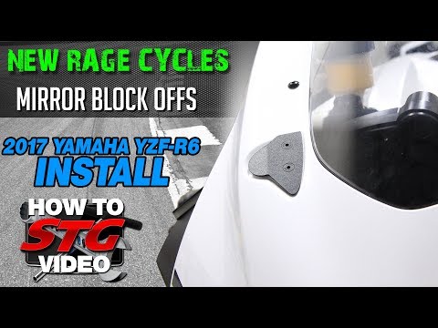 New Rage Cycles 2017-2018 R6 Mirror Eliminators Install | SportbikeTrackGear.com