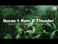 Quran With Rain Thunder Sounds Mesmerizing Quran Feel Nature Surah Yunus Sheikh Moaaz Yasir