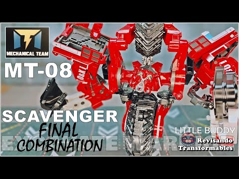Mechanical Team MT-08 Scavenger  KO Oversized SS-55 Combiner Transformers ROTF Devastator