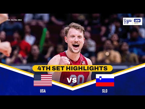 USA vs. SLOVENIA | SET 4 HIGHLIGHTS | 2025 FIVB MEN’S WORLD CHAMPIONSHIP | SEPT 22, 2025
