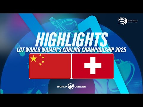 Semi-final: Switzerland v China - LGT World Women's Curling Championship 2025 – Highlights