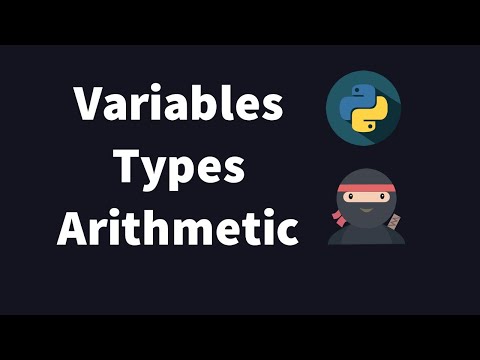 Python 3 Tutorial 01 Variables Types And Arithmetic Operators