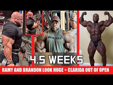 Big Ramy and Brandon Curry Look HUGE + Final Olympia Competitor List+ Shaun Clarida will do ONLY 212