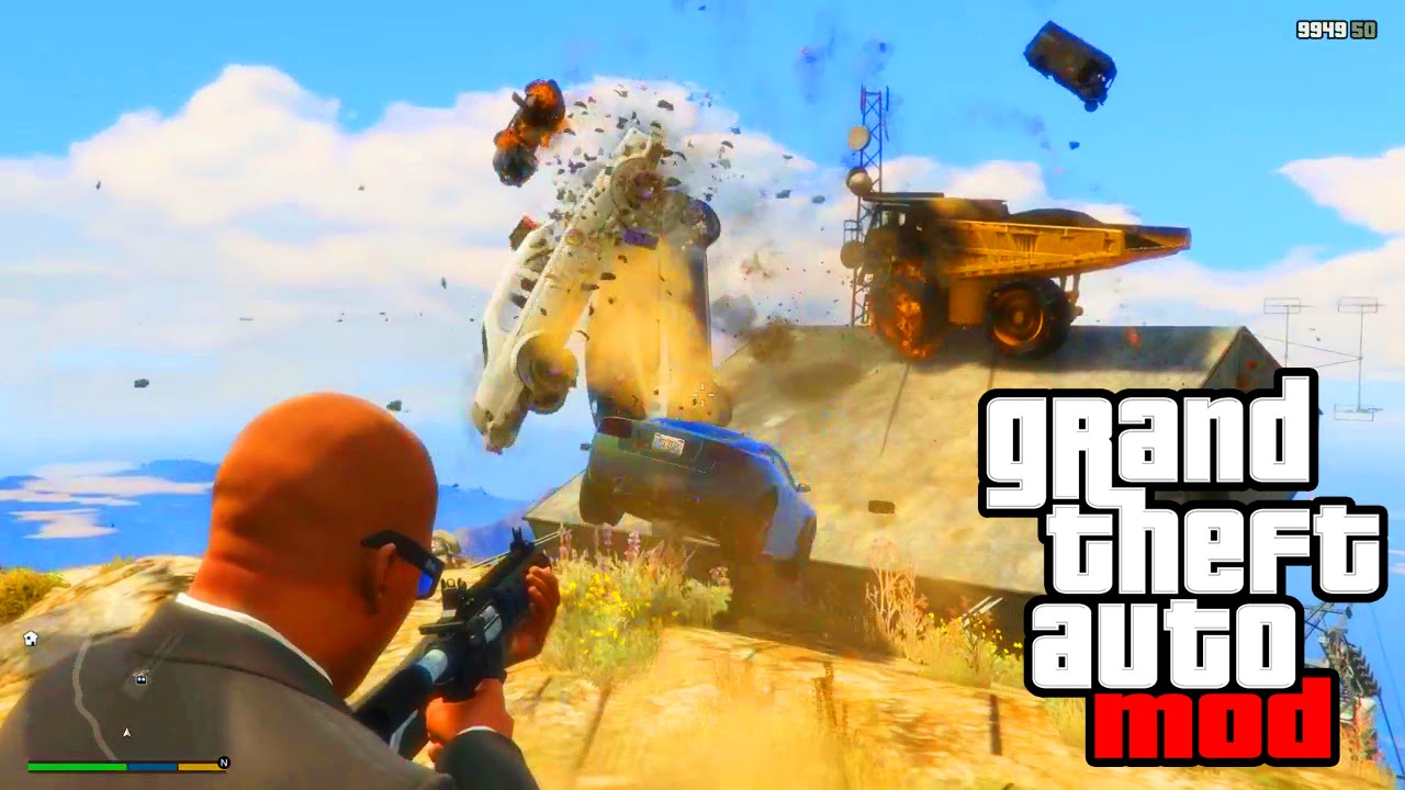 NEW GTA 5 PC Mods - Car Cannon Gun Mod Gameplay! Shoot Vehicles Out Of Weapons! (GTA V PC) - YouTube