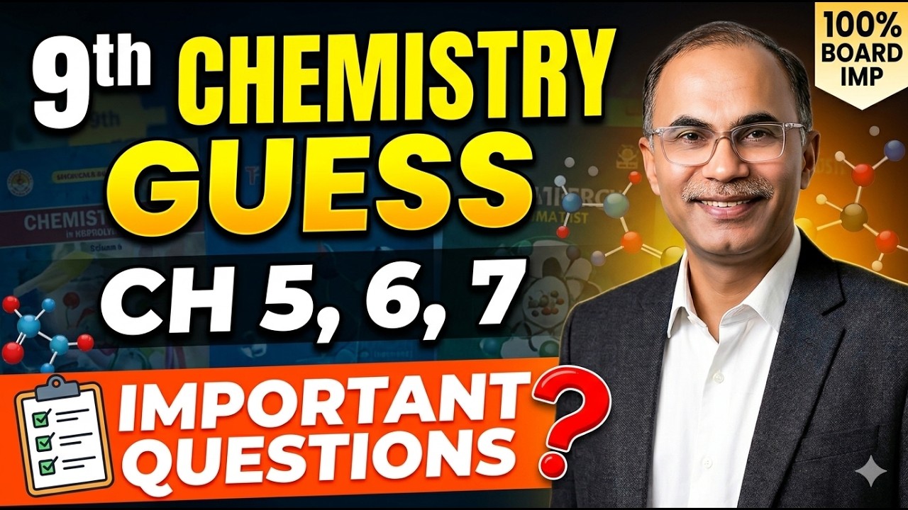 9th Chemistry Guess Paper: Chapters 5, 6, 7 | Important Short & Long Questions