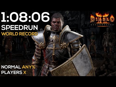 NORMAL PALADIN SPEEDRUN - WORLD RECORD | 1:08:06 IGT | 1:09:21 RTA | DIABLO 2 RESURRECTED