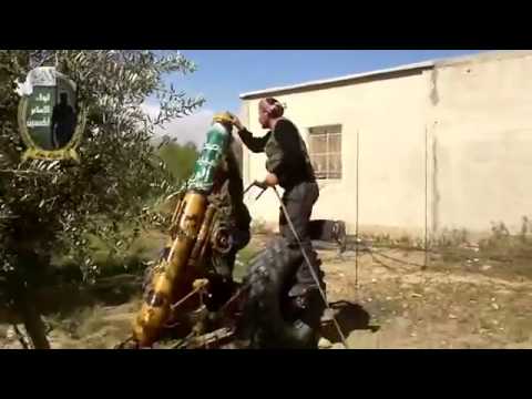 استهداف  قوات النظام بقذائف الهاون من قبل لواء أحفاد الصحابة في معسكر الشبيبة في محافظة إدلب