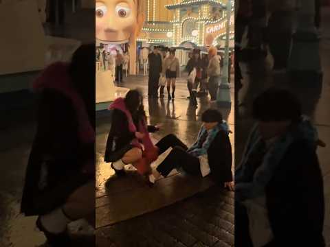 ディズニーで大炎上したカップル#すごい #ディズニー #恋愛 #shorts