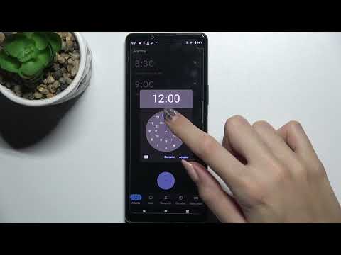 Poner despertador en Sony Xperia 5 Mark III - poner una alarma