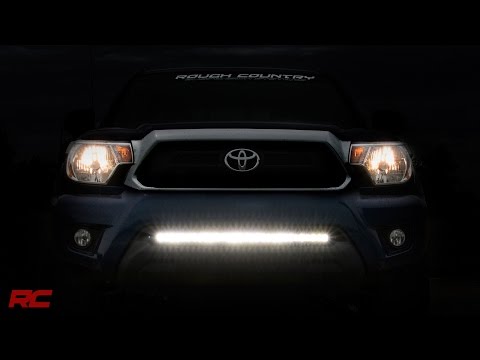 2005-2015 Toyota Tacoma 30-inch Hidden LED Light Bar Bumper Mount by Rough Country