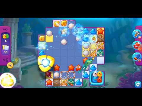 Fishdom. 7001 super hard level no boosters and diamonds