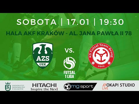 1 Liga PLF AZS UEK Kraków -  Futsal Team Brzeg