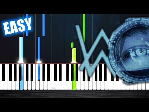 Alan Walker - The Spectre - EASY Piano Tutorial by PlutaX