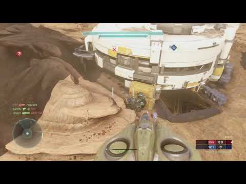 Halo 5 - Warzone on Attack on Sanctum Reverse Triple Cap Challenge With Naded