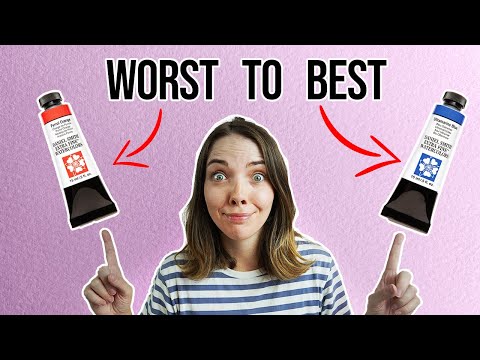 Ranking EVERY Daniel Smith Paint I Own