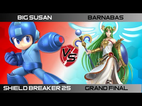 Shield Breaker 25 - Grand Final - Big Susan (Mega Man) Vs. Barnabas (Sonic, Palutena, Inkling)
