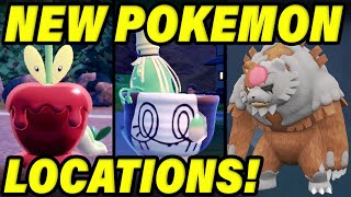 ALL NEW POKEMON LOCATIONS - How To Get Sinistcha, Poltchageist, Dipplin, and Blood Moon Ursaluna by Verlisify