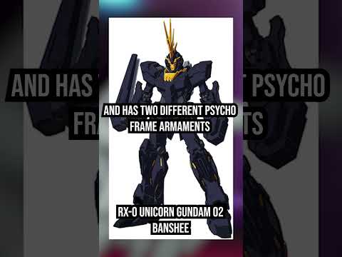 RX 0 Unicorn Gundam 02 Banshee #gundam #unicorn #mecha #gundamunicorn #universalcentury #uc0096