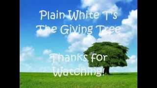 Plain White T&#39;s - The Giving Tree Lyrics