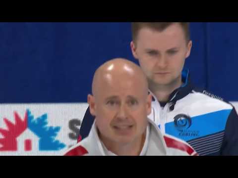 #wmcc2019 Koe (CAN) tells Flasch to have a go at Mouat (SCO)'s double corner guards