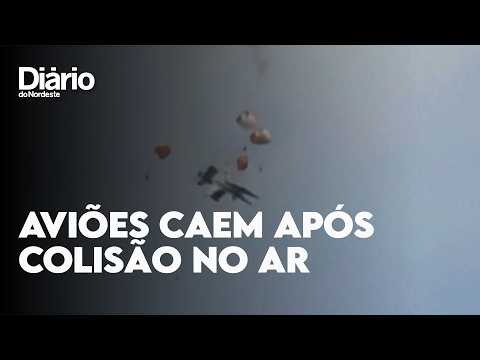 Caças colidem no ar durante show aéreo nos EUA; vídeo