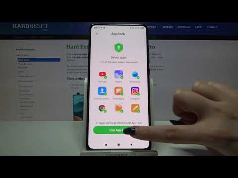 Activate App Lock Option - Apps Protection on XIAOMI Redmi K30 Pro