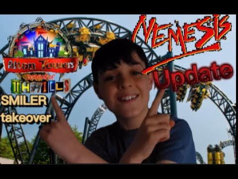 Alton Towers vlog May 2023 | smiler takeover+ Nemesis construction update