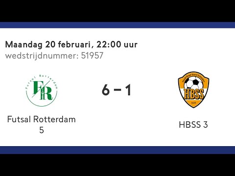 Futsal Rotterdam 5 - HBSS 3 | Competitiewedstrijd | 20-02-2023