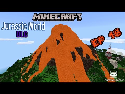 ProRaptor Gamer - The Volcano Erupts! *Minecraft Jurassic World DLC Ep 16