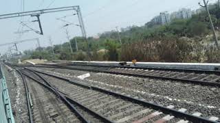 preview picture of video 'Konark express at lingampally outer with LGD wap4'