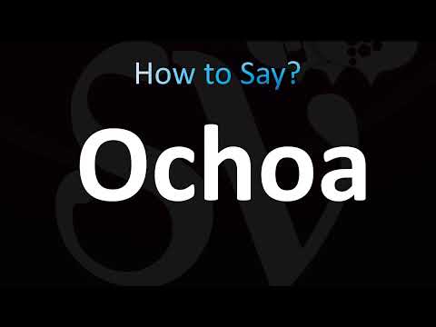 How to Pronounce Ochoa (CORRECTLY!)