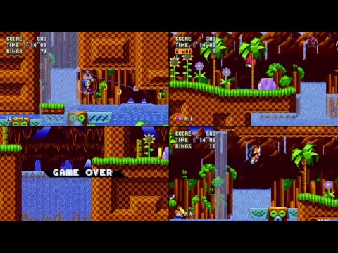 Sonic Mania Plus 4 Players competition part 2