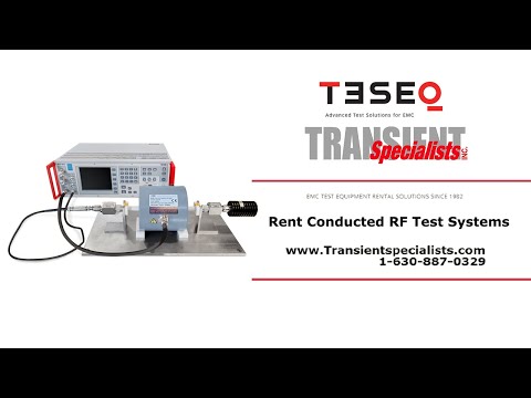 Teseq NSG 4070 BCI Setup - Current Clamp IEC 61000-4-6 Calibration Setup